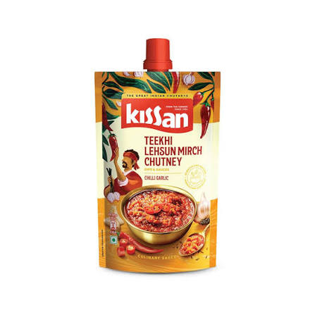 KISSAN LEHSUN MIRCH CHUTNEY 100GM